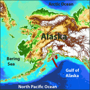 The "Seward Line" runs from the mouth of Resurrection Bay near Seward into the Gulf of Alaska, and is sampled each May and September.